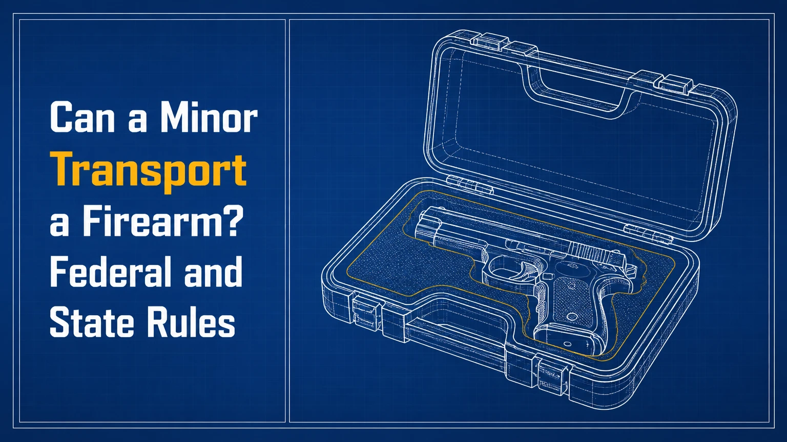 can a minor transport a firearm
