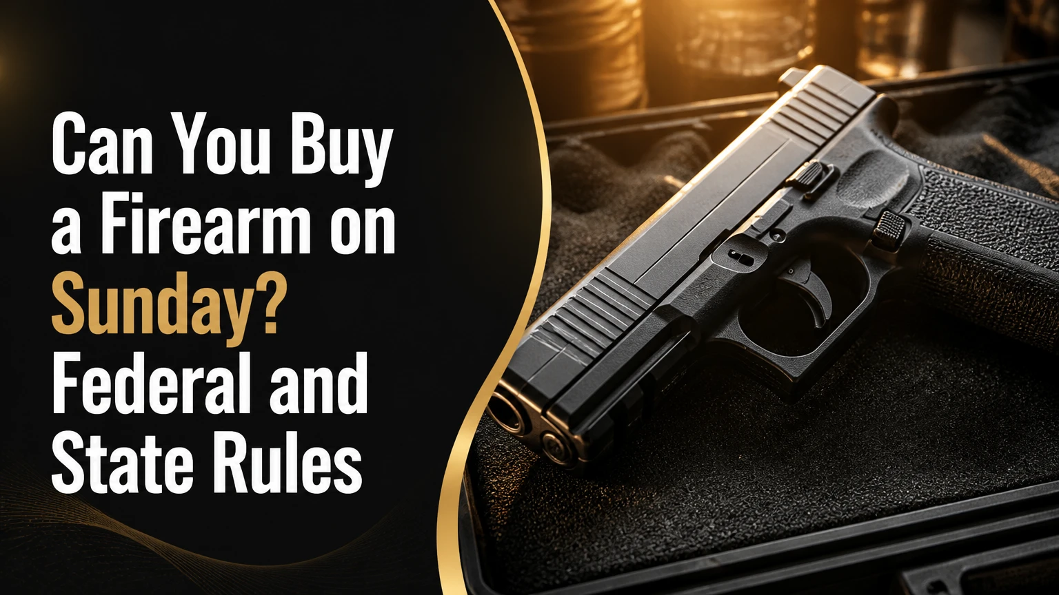 can you buy a firearm on sunday