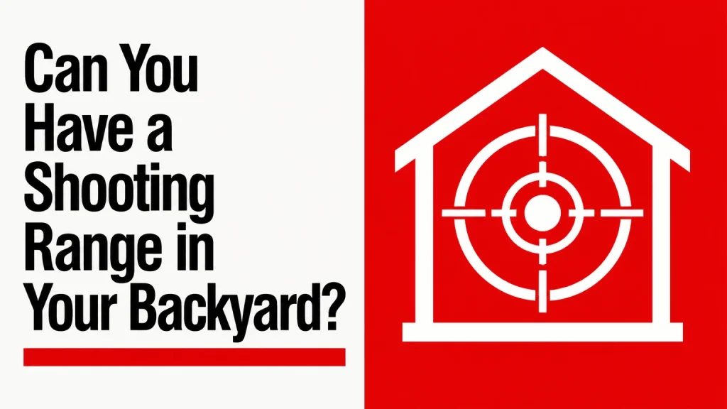 can you have a shooting range in your backyard