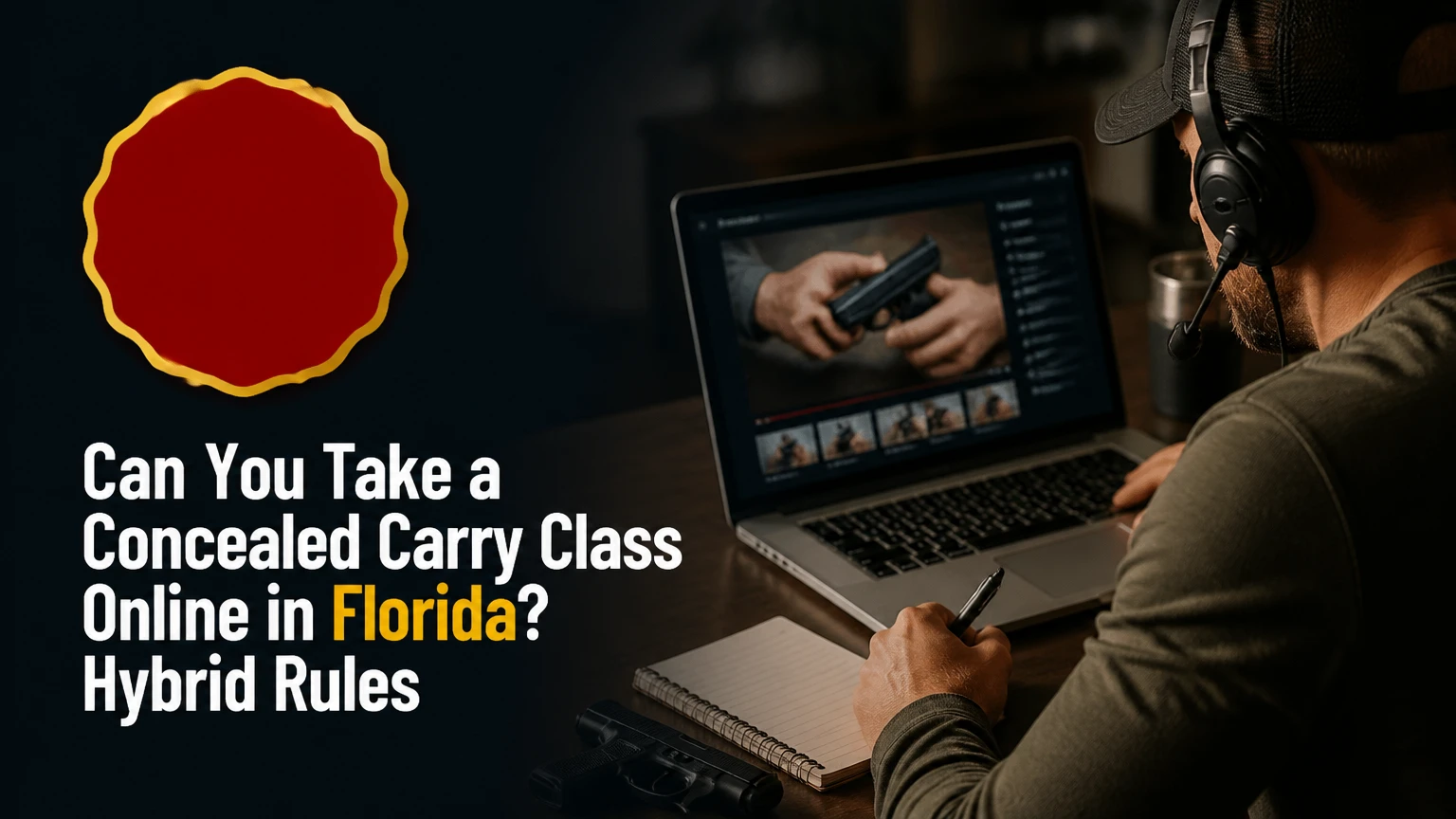 can you take a concealed carry class online in florida