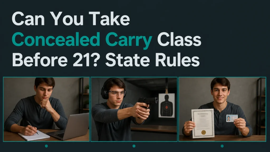 can you take concealed carry class before 21
