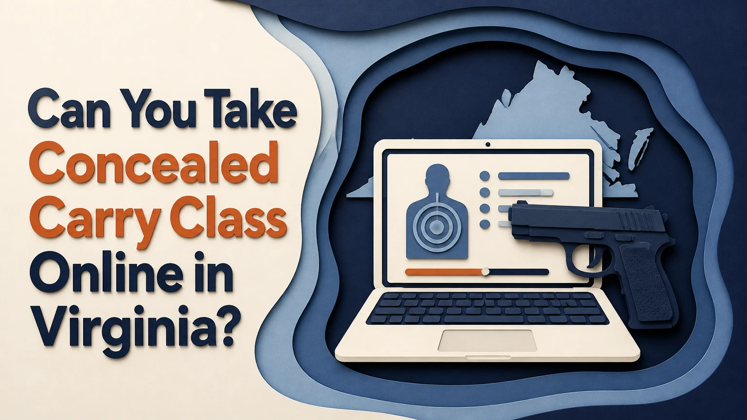 can you take concealed carry class online in virginia