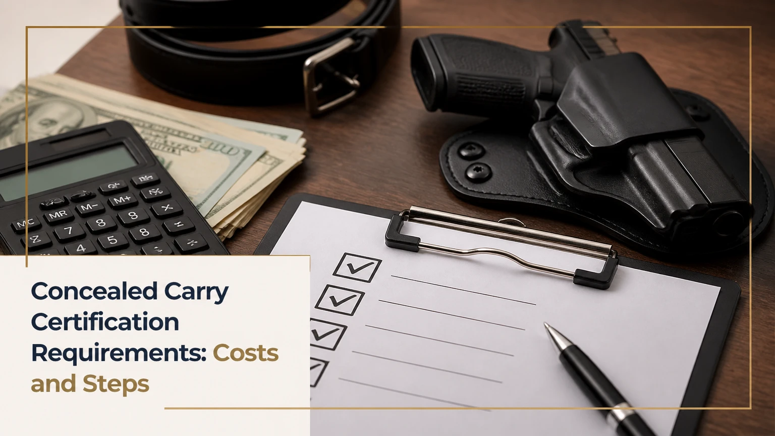 concealed carry certification requirements