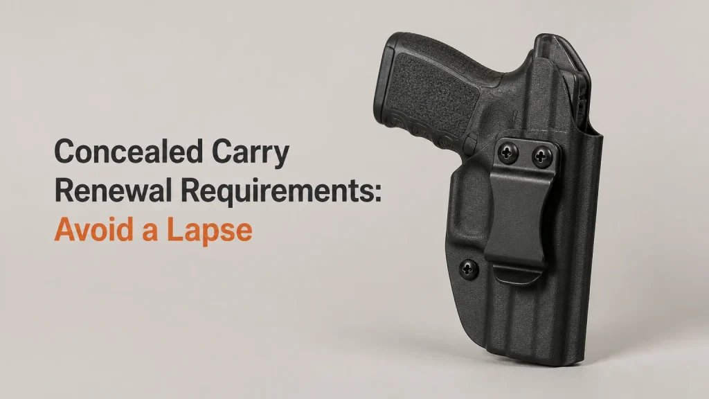 concealed carry renewal requirements