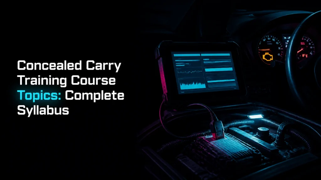 concealed carry training course topics