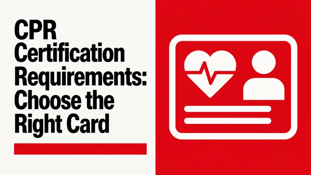 cpr certification requirements