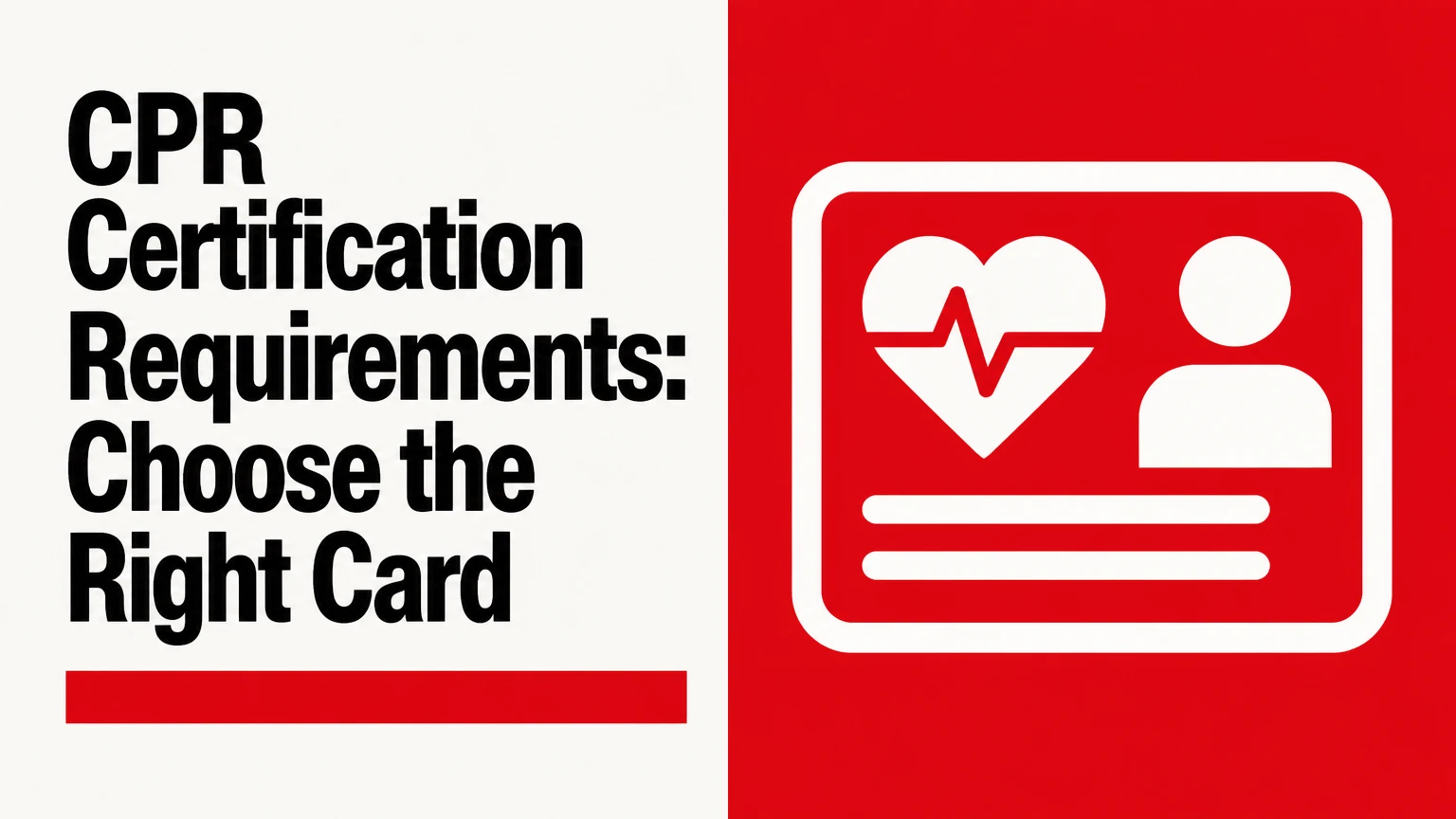 cpr certification requirements
