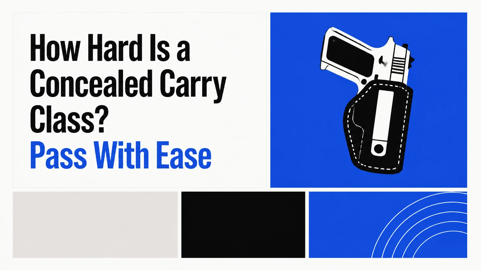 how hard is a concealed carry class
