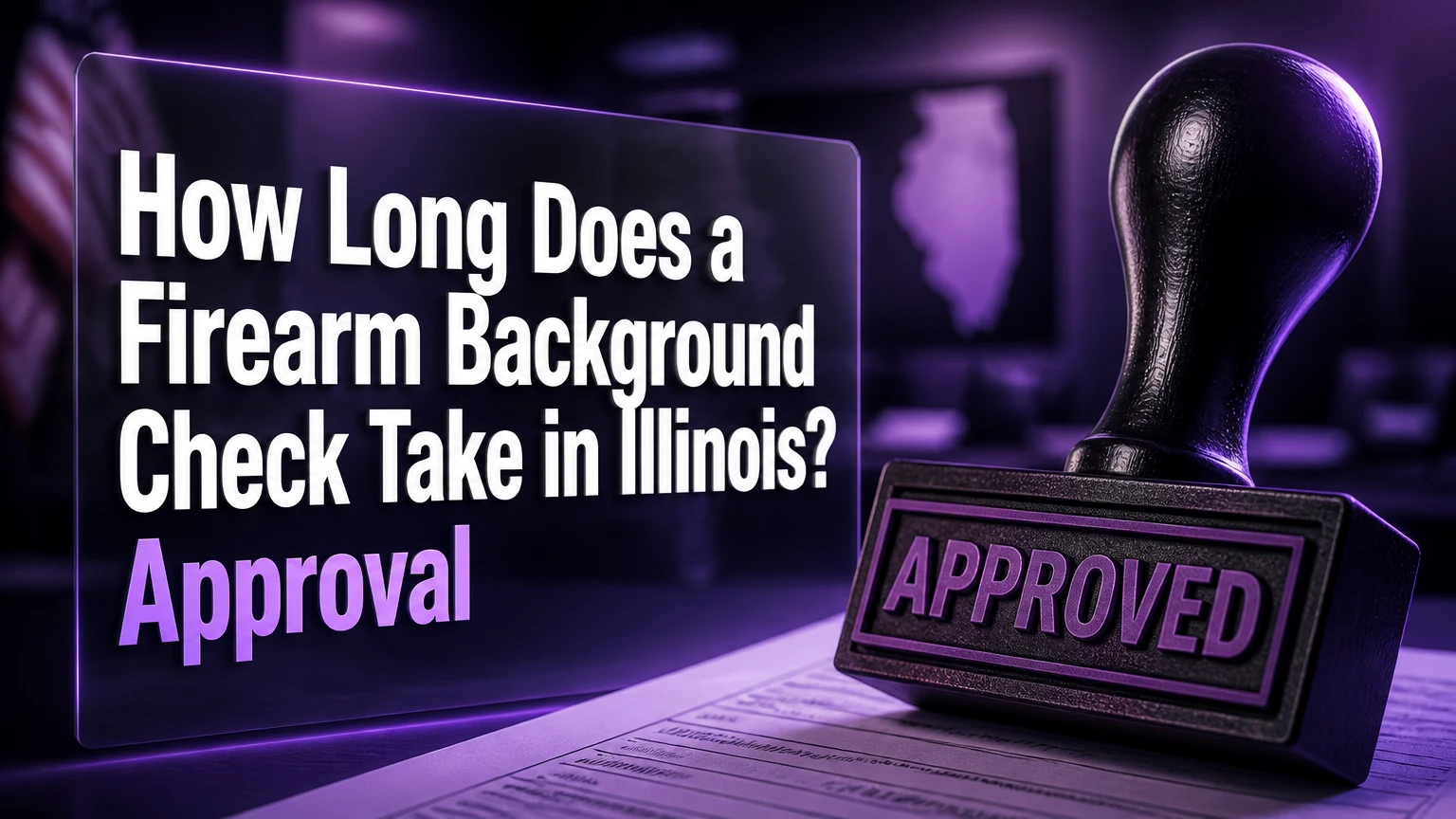 how long does a firearm background check take in illinois