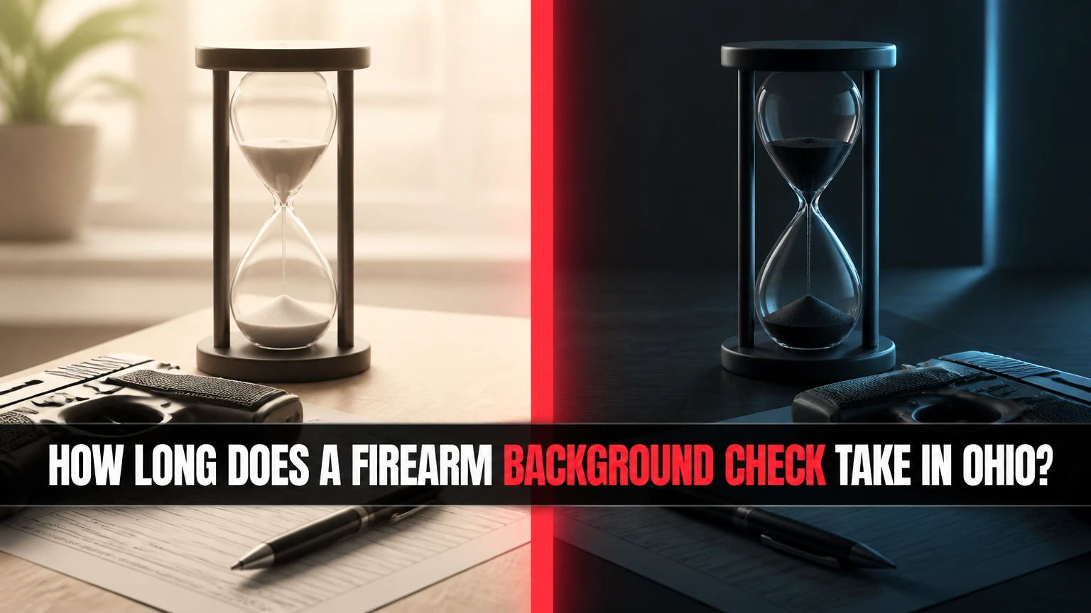 how long does a firearm background check take in ohio