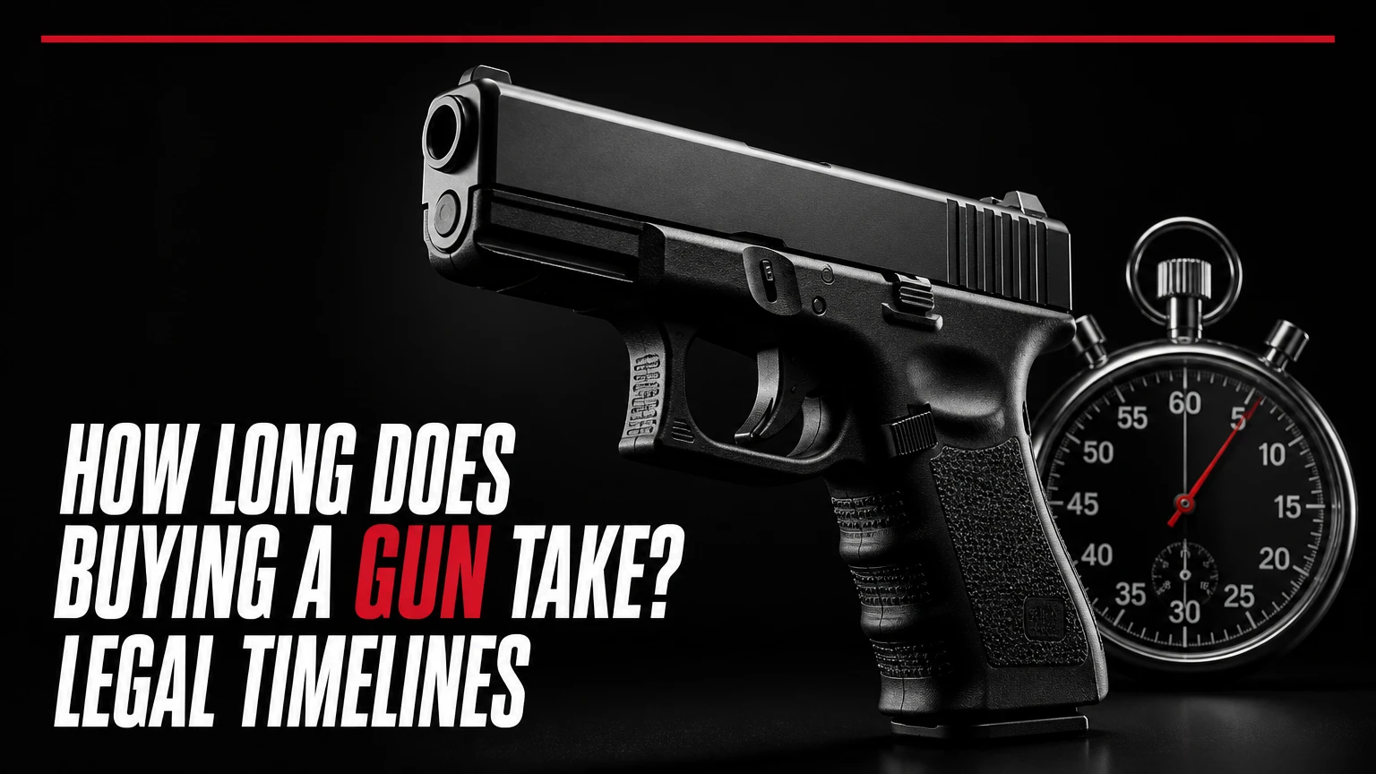 how long does buying a gun take