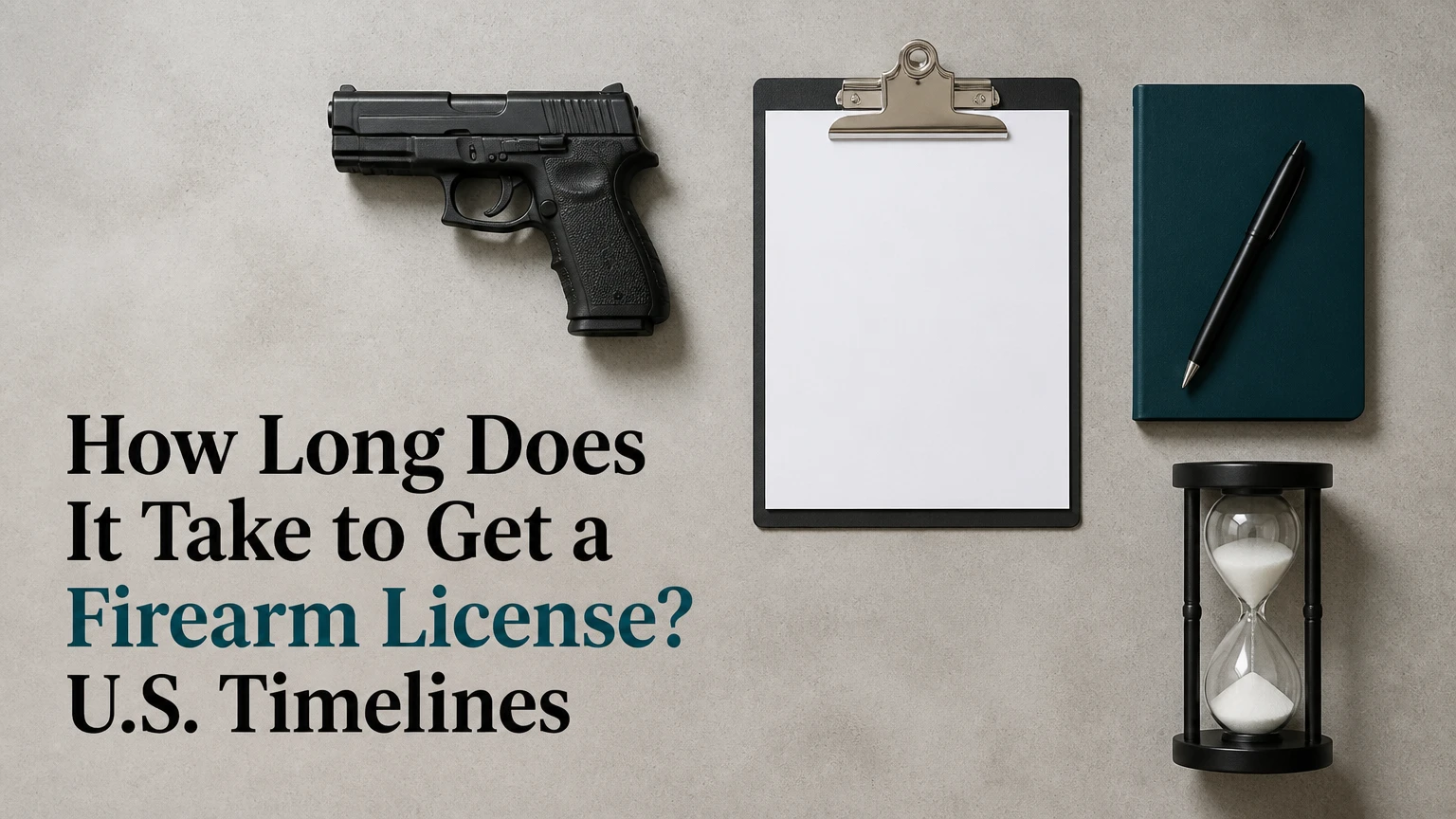 how long does it take to get a firearm license