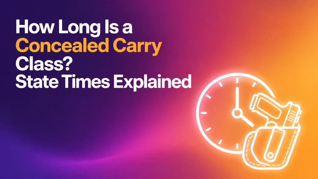 how long is a concealed carry class