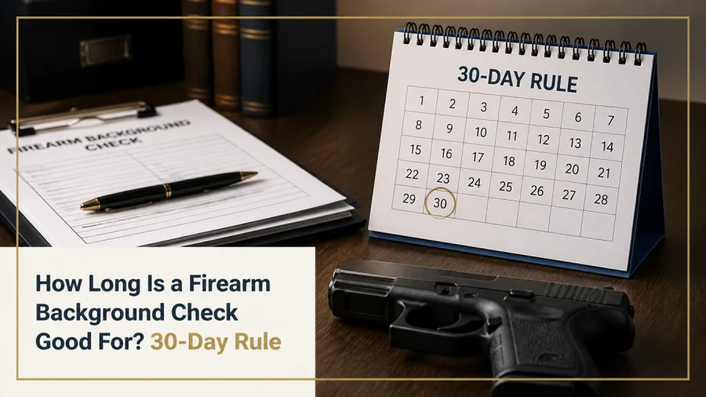 how long is a firearm background check good for