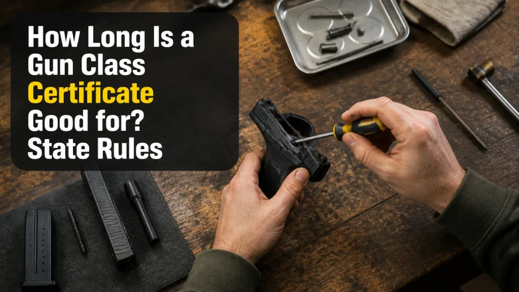 how long is a gun class certificate good for