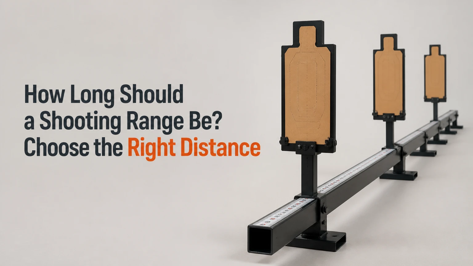 how long should a shooting range be