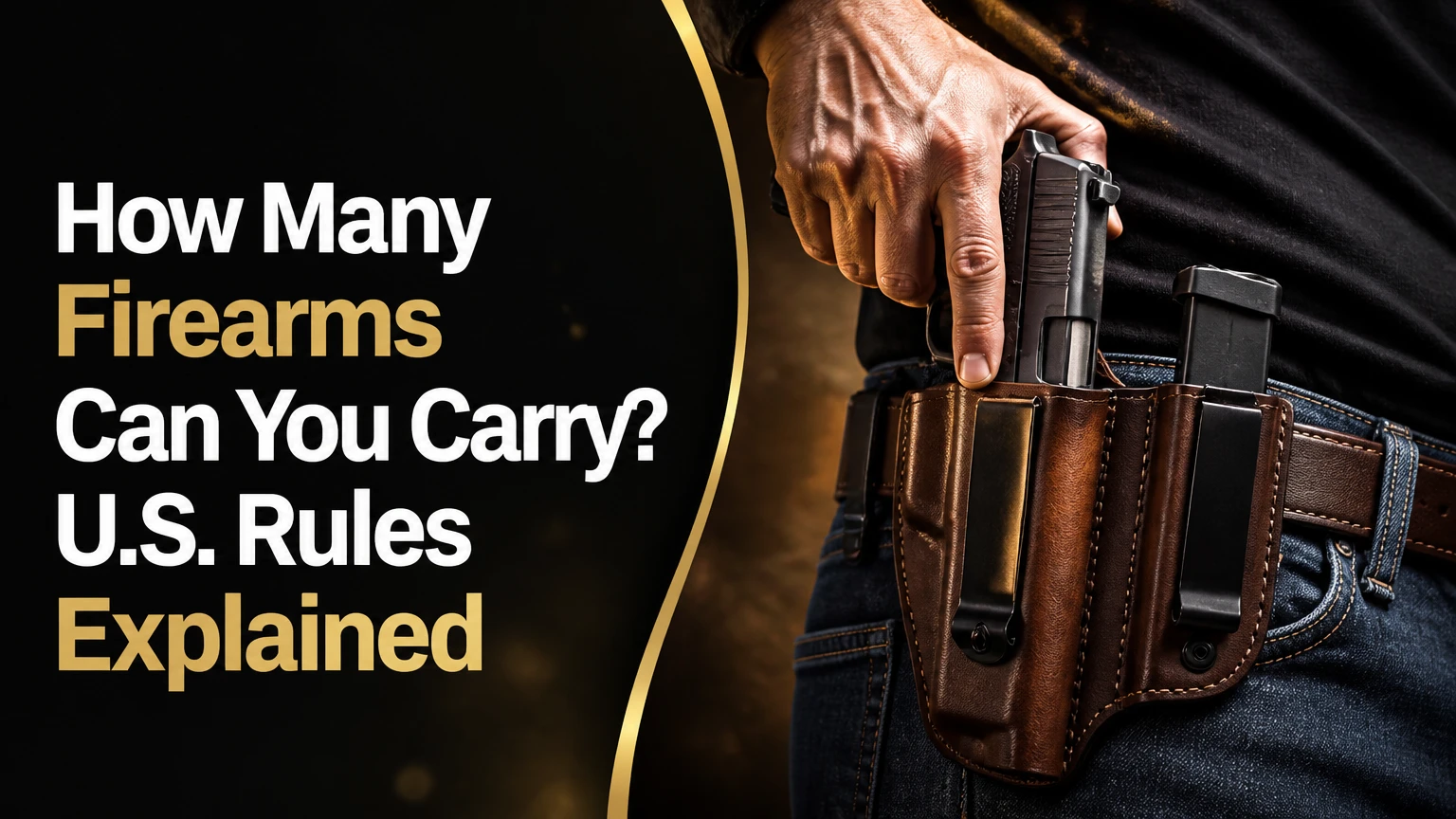 how many firearms can you carry