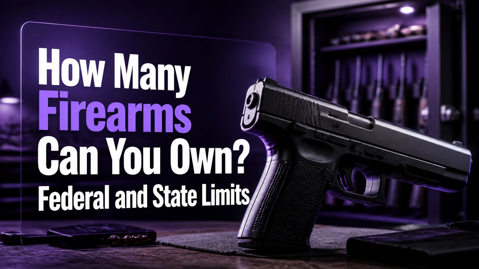 how many firearms can you own