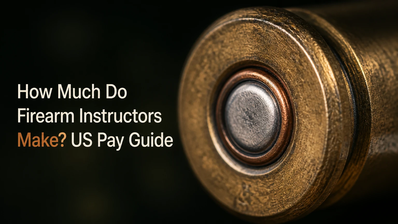 how much do firearm instructors make