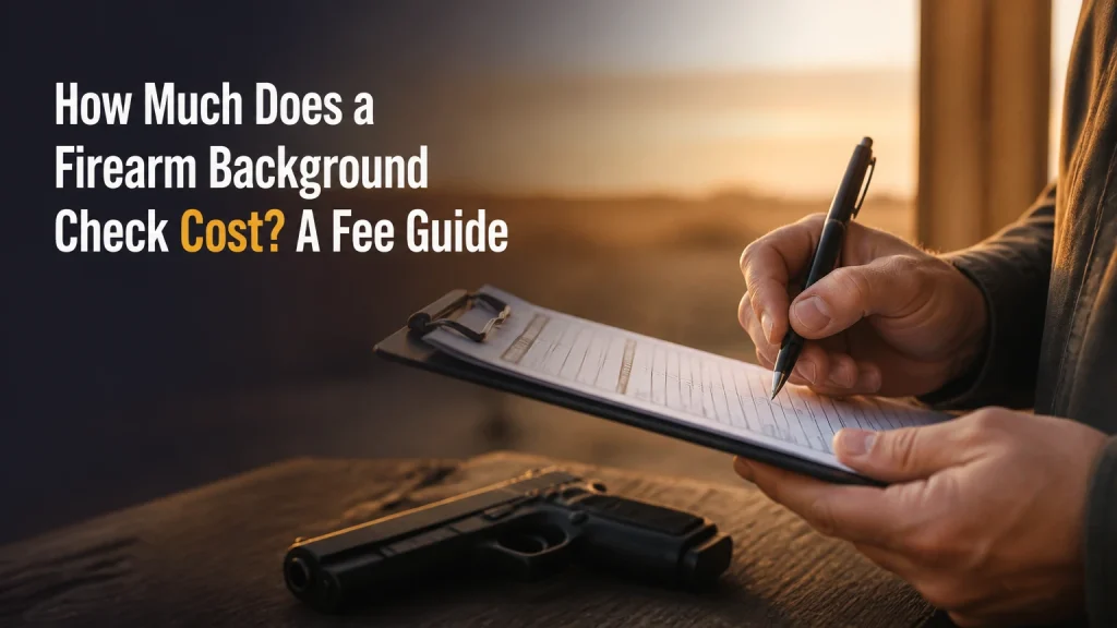 how much does a firearm background check cost