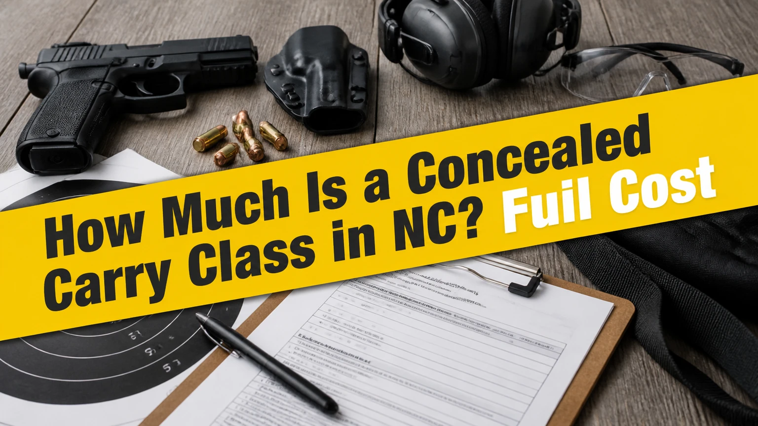 how much is a concealed carry class in nc
