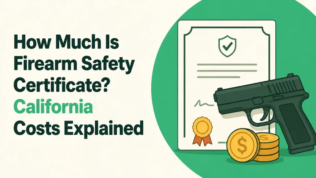 how much is firearm safety certificate