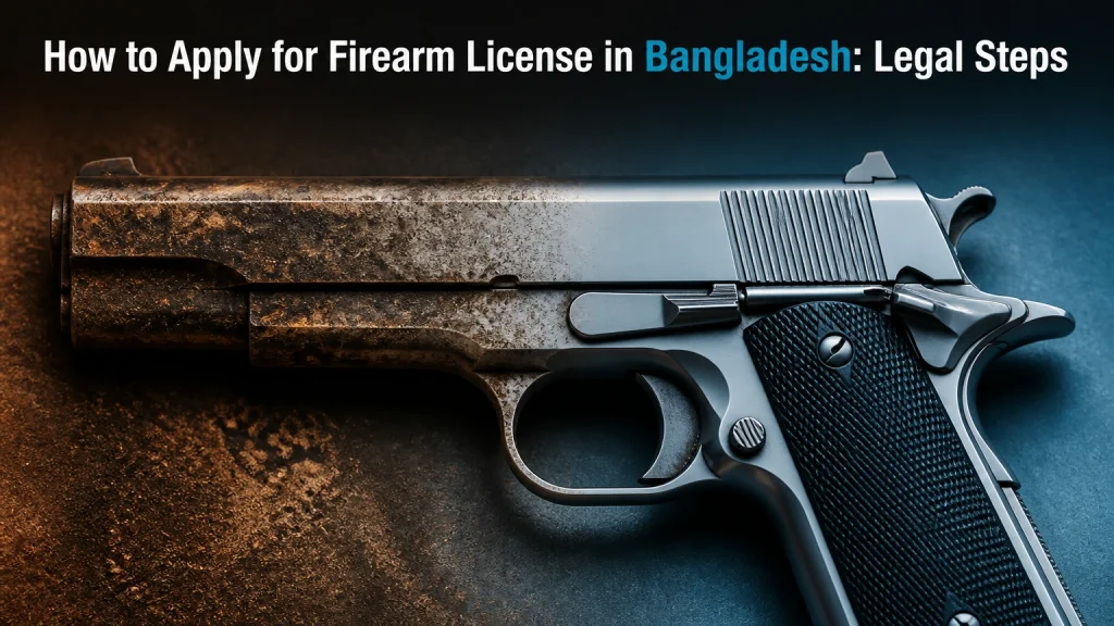 how to apply for firearm license