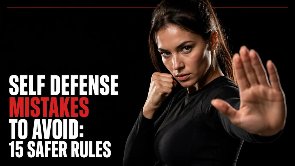 self defense mistakes to avoid