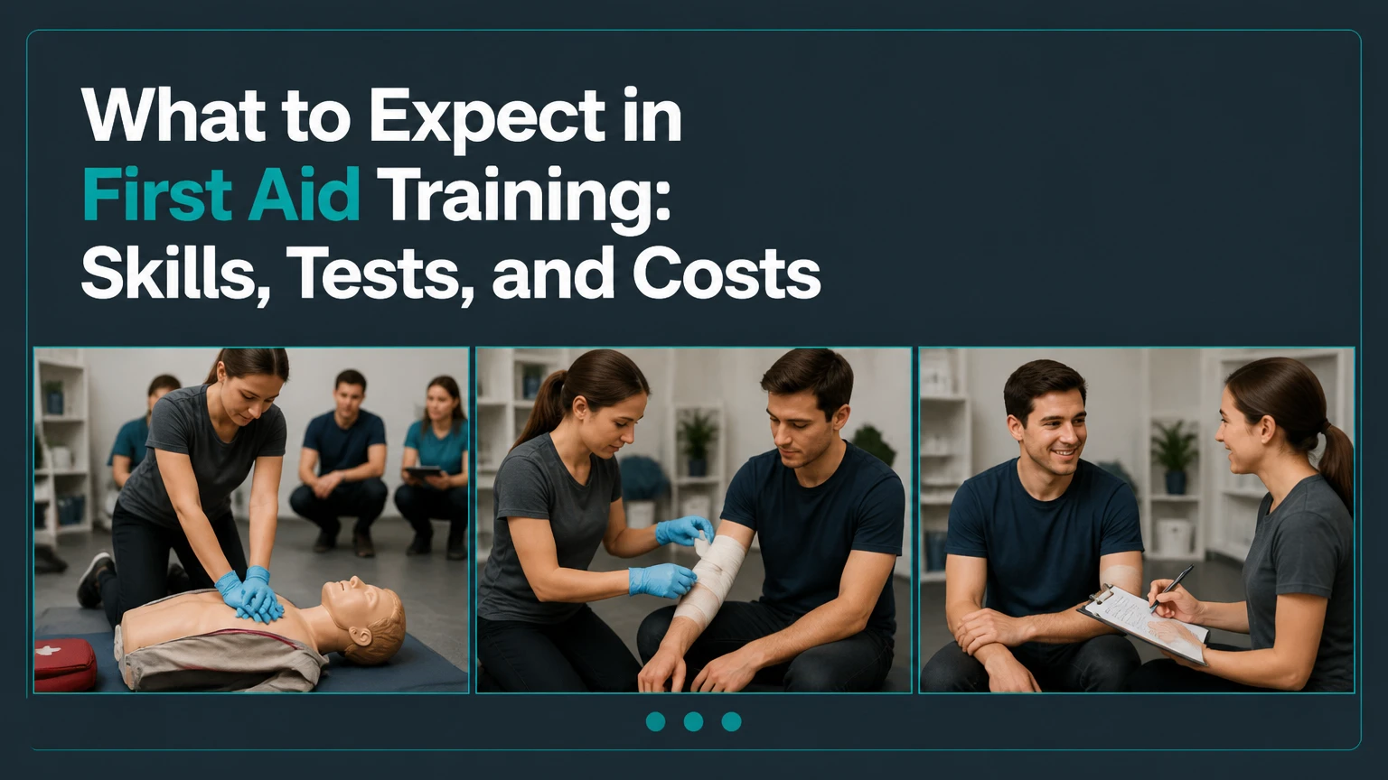 what to expect in first aid training